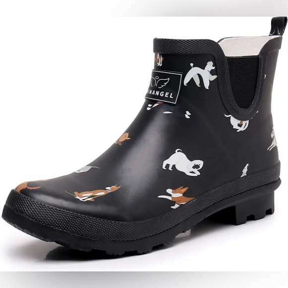 Rain Angel rubber rain boots with dogs - Picture 3 of 12